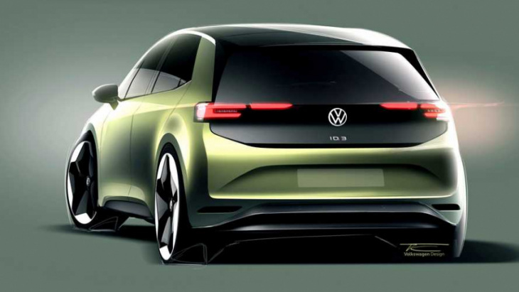 2023 volkswagen id.3 facelift teased, gains 12-inch touchscreen