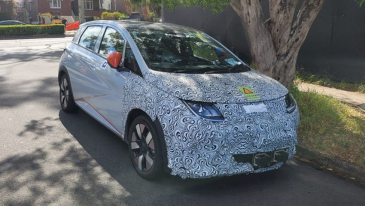 is this australia's cheapest electric car? 2023 byd dolphin ev spotted as new nissan leaf rival undergoes local testing ahead of imminent launch