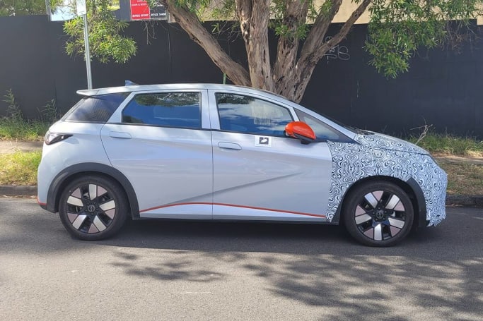 is this australia's cheapest electric car? 2023 byd dolphin ev spotted as new nissan leaf rival undergoes local testing ahead of imminent launch