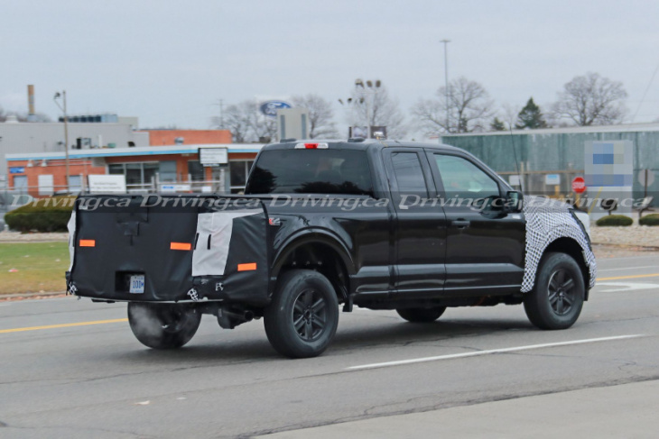 restyled 2024 ford f-150 caught camouflaged