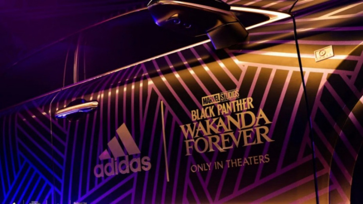 adidas designed a gorgeous lexus rx 500h f sport to celebrate black panther: wakanda forever