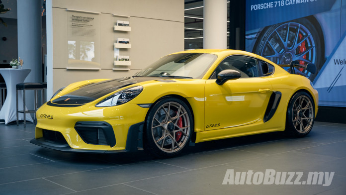 porsche 718 cayman gt4 rs makes official debut in malaysia – from rm1.55m