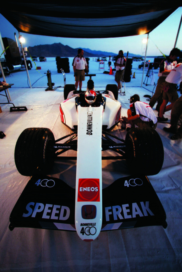 from the archives: honda tries to hit 400kph in an f1 car
