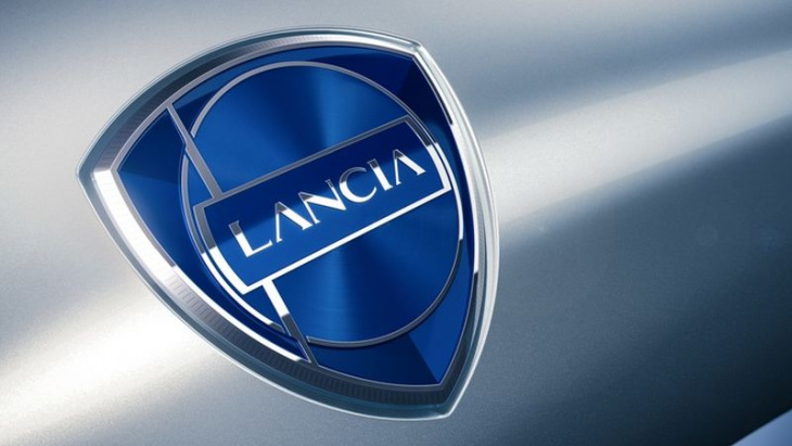 italy's revived lancia brand unveils logo ahead of electric reboot