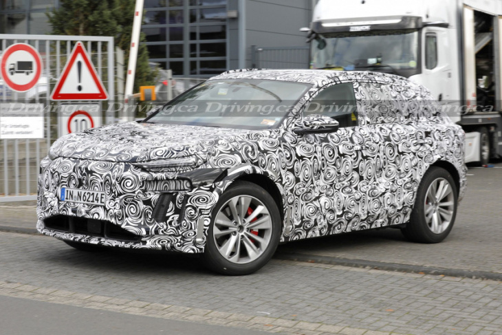 audi q6 e-tron spied testing ahead of release