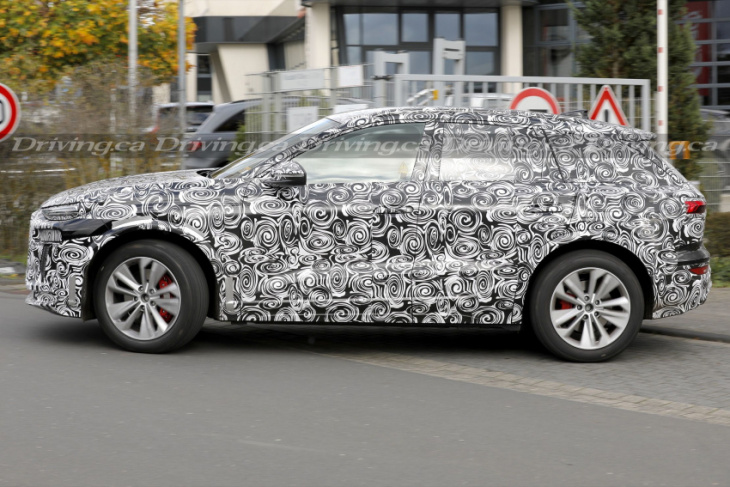 audi q6 e-tron spied testing ahead of release
