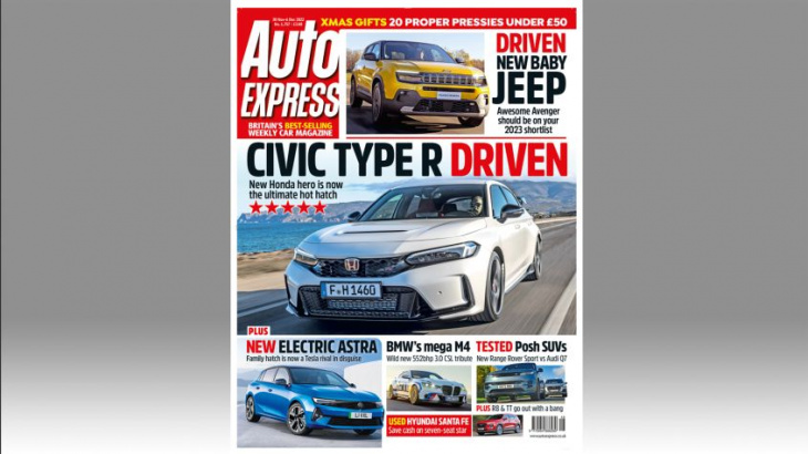 new honda civic type r driven in this week’s auto express