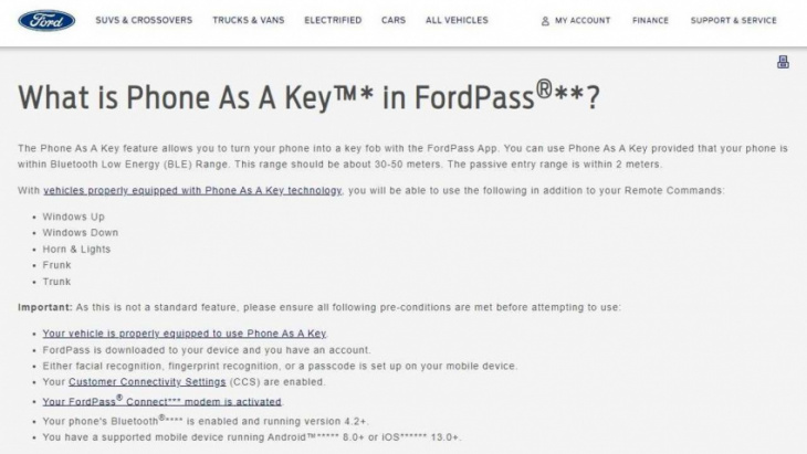 ford rolls out phone-as-a-key update for early lightning owners
