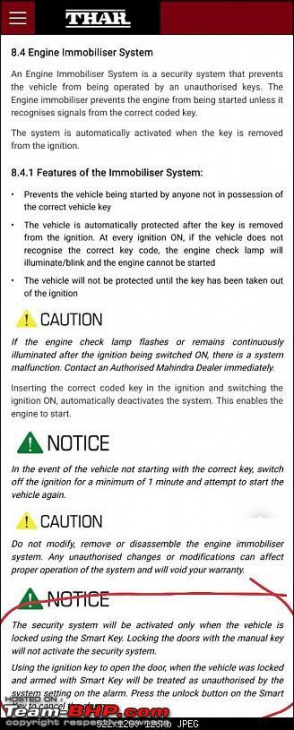 shocking: mahindra thars don't have security system / alarms