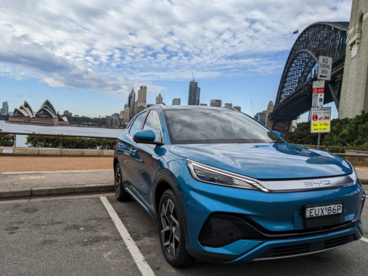 evs hit 4.7 pct of australia new car sales, as model y and atto 3 lead the way