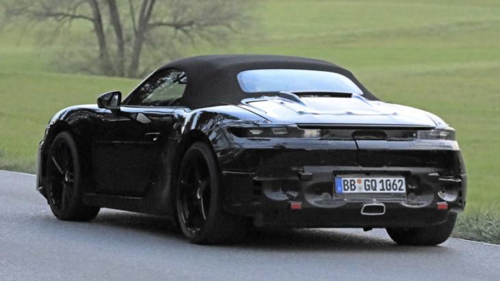 pure-electric porsche 718 boxster spied testing again