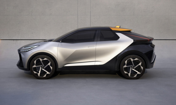 redesigned toyota c-hr previewed with plug-in hybrid concept