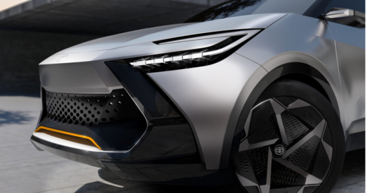 redesigned toyota c-hr previewed with plug-in hybrid concept