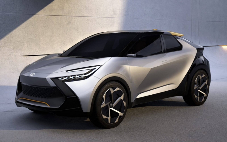 toyota previews future c-hr, shows hydrogen-powered corolla cross