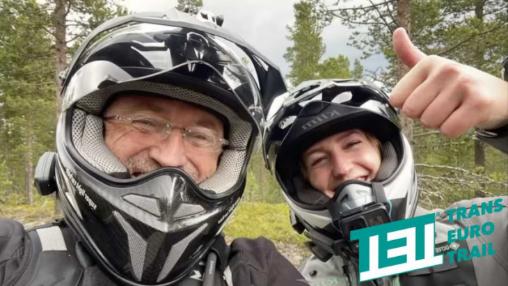 youtuber takes on norwegian trans euro trail aboard yamaha t7