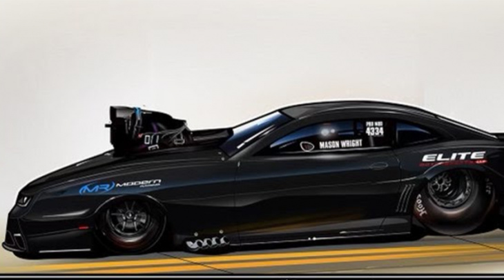 wright to debut in pro mod with elite motorsports