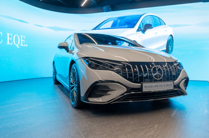 mercedes eqe officially revealed in singapore