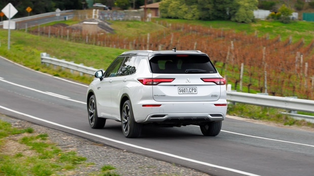 android, mitsubishi outlander phev 2023: reversing aeb now standard, prices up by $1500 on some grades