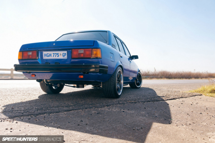 party up front, party out back: a v8 turbo corolla with a twist