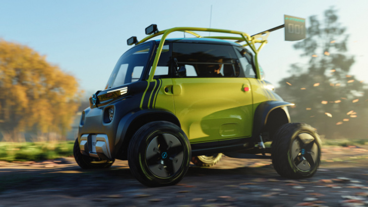 cute! opel is building this one-off rocks e-xtreme designed by a student