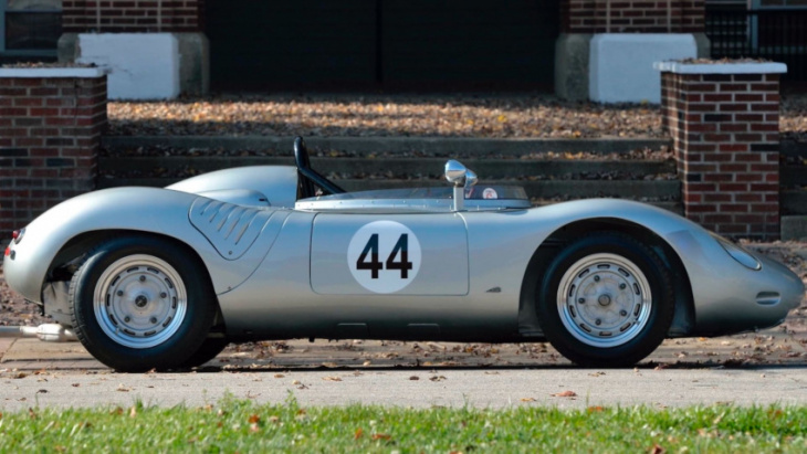 one of four 1959 porsche 718 rsk with center seat