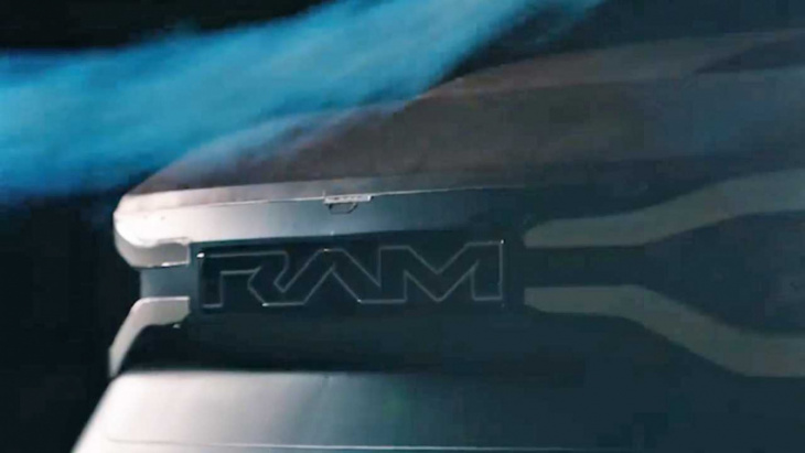 ram revolution electric truck shows its face in teaser video