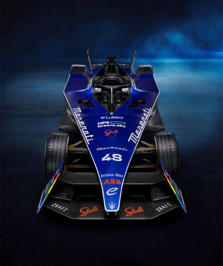 maserati formula e race car livery revealed