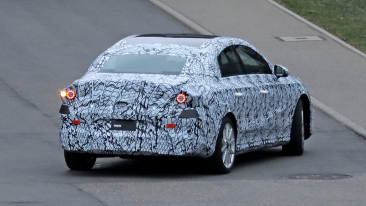 new mercedes eqa saloon spotted for the first time