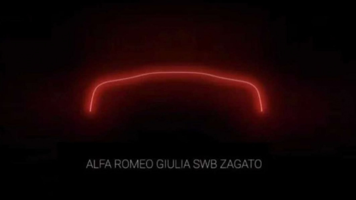 alfa romeo zagato-designed giulia-derived coupe previewed