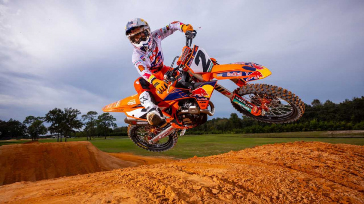 2023 ktm 450 sx-f factory edition is here to help you send it factory-style