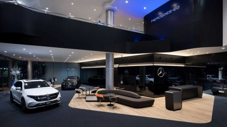 world's first mercedes-eq ev-exclusive dealership opens in japan