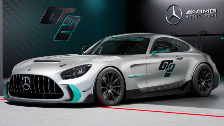 mercedes-amg gt2 race car breaks cover with 707 horsepower