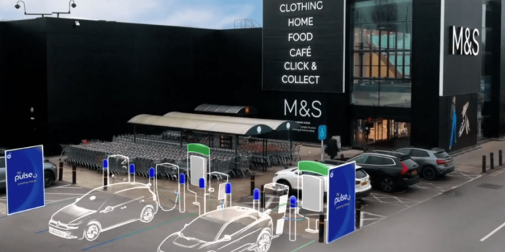 marks & spencer to add 900 store charge points with bp