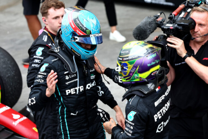 tost: russell already stronger than hamilton at mercedes f1