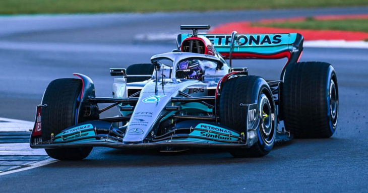 mercedes reveal first signs of w13 problems came on pre-season filming day