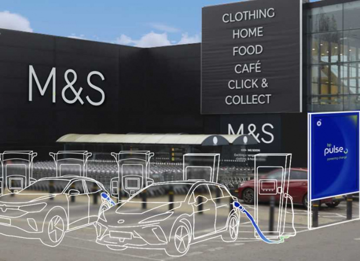 marks & spencer stores to get high speed charge points