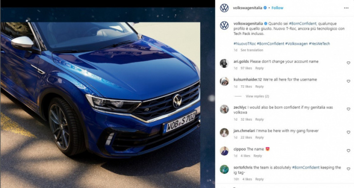 zooming with driven: sniggering like children at vw's brilliant instagram blunder!