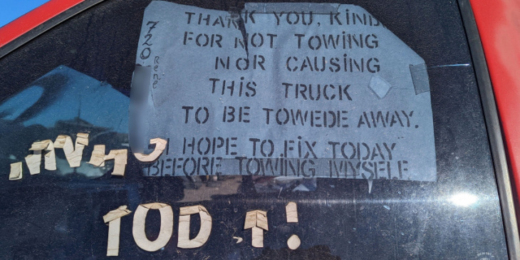 this year’s roundup of (failed) pleading notes to tow truck drivers