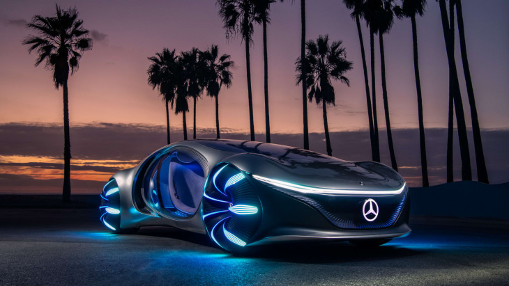 drive like it's 2154: what it's like to take the space joystick of the wild mercedes 'avatar' concept car