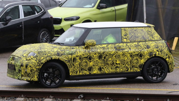 next-gen mini hatch spotted with – shock, horror – internal combustion engine