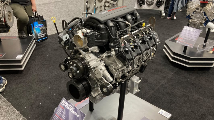ford megazilla crate engine rumbles into indianapolis
