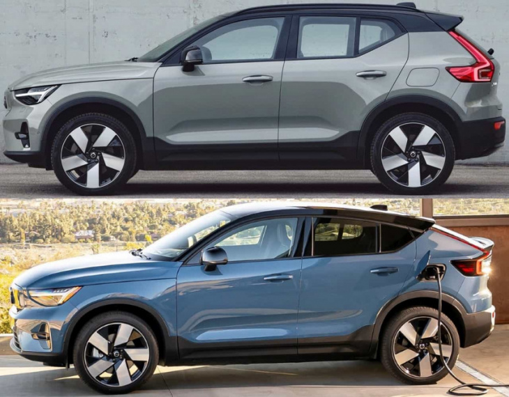 android, volvo c40 vs. volvo xc40 recharge: in images & specs [update]