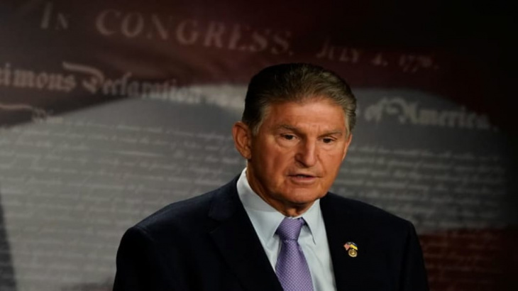 manchin says treasury should limit commercial ev tax credit use