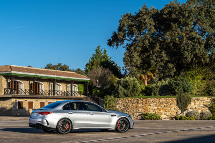 review: 2024 mercedes-benz amg c 63 s e performance trades rowdy for clinical