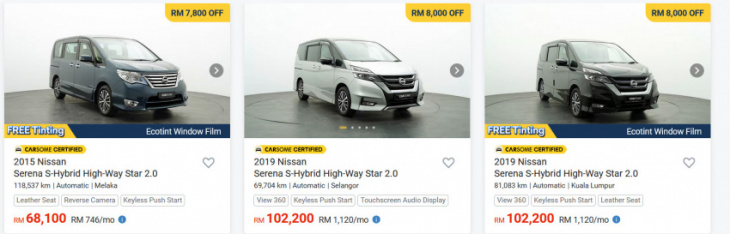 android, used c27 nissan serena s-hybrid, priced from rm 100k, the ideal upgrade from exora and alza?