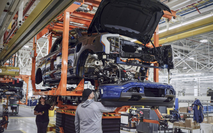 ford adds third shift to f-150 lightning  plant