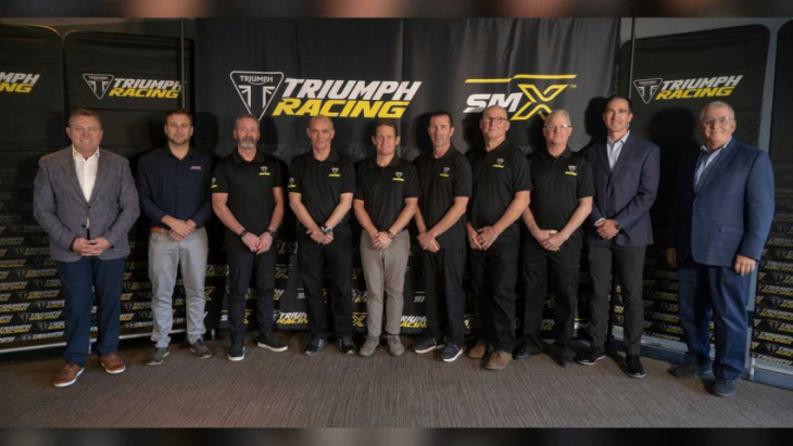 triumph racing to enter ama supermotocross championship in 2024