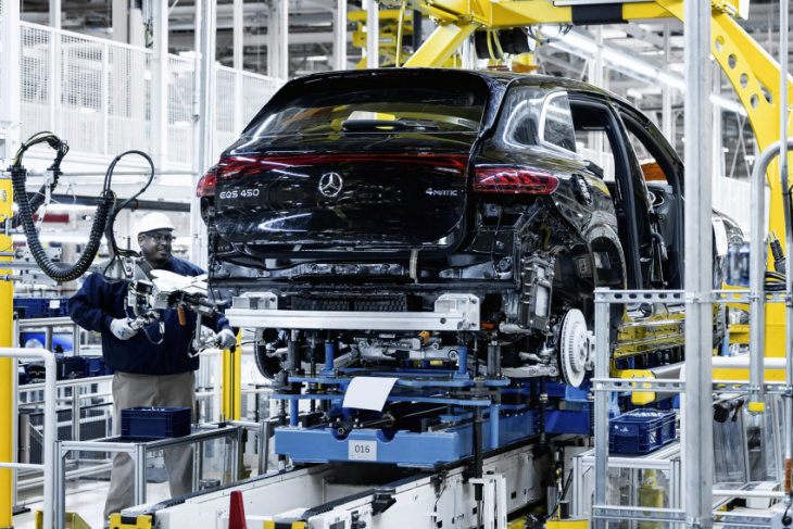 mercedes is undergoing a massive shift in production towards evs
