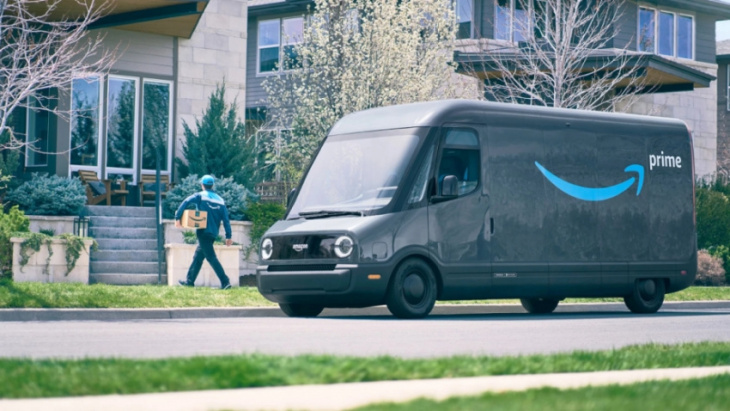 amazon, forget the r1t; this amazon van is powered by rivian