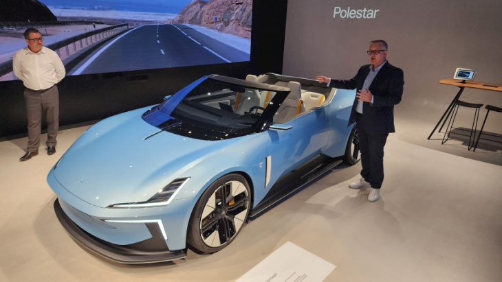 polestar 6 roadster arrives in nz four years early: 650kw concept on show in auckland over christmas
